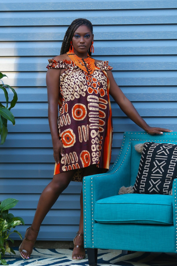 African Print Marina Dress