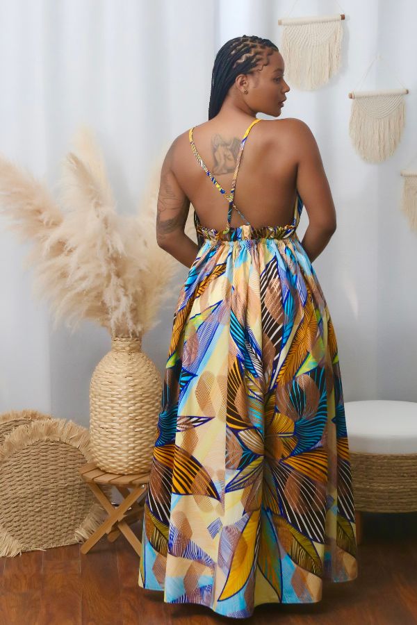 African Print Julita Dress