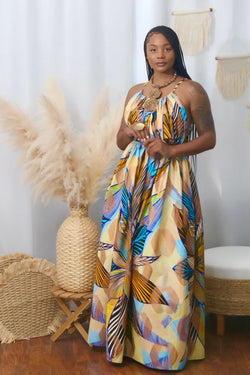 African Print Julita Dress