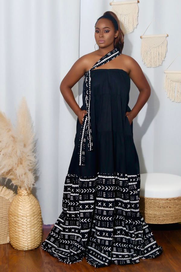 African Print Jawal Dress