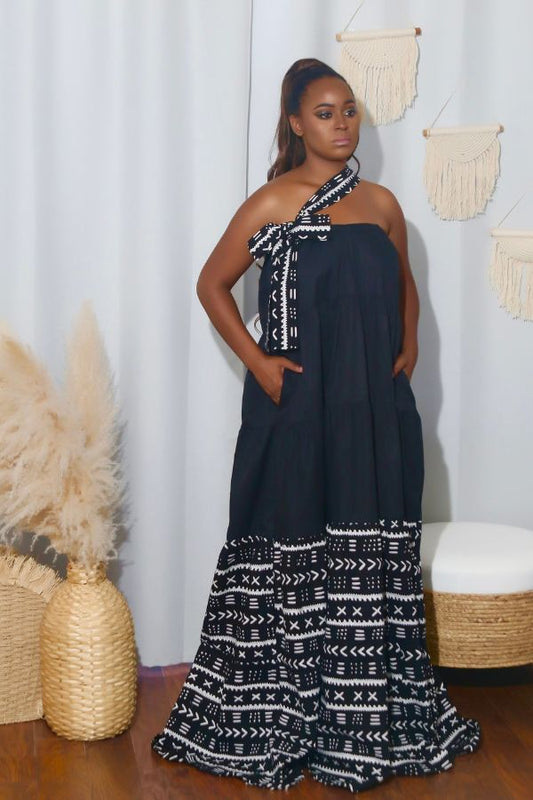 African Print Jawal Dress