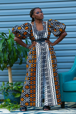 African Print Monique Jumpsuit