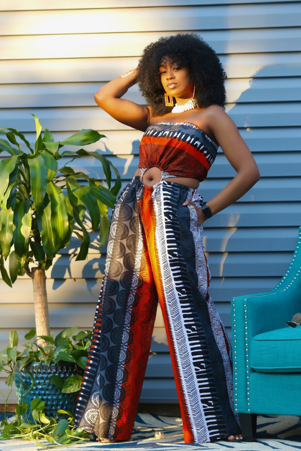 African Print Lulu Jumpsuit