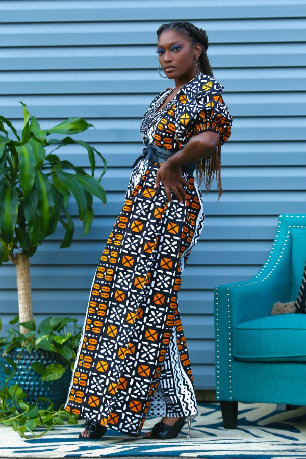 African Print Monique Jumpsuit