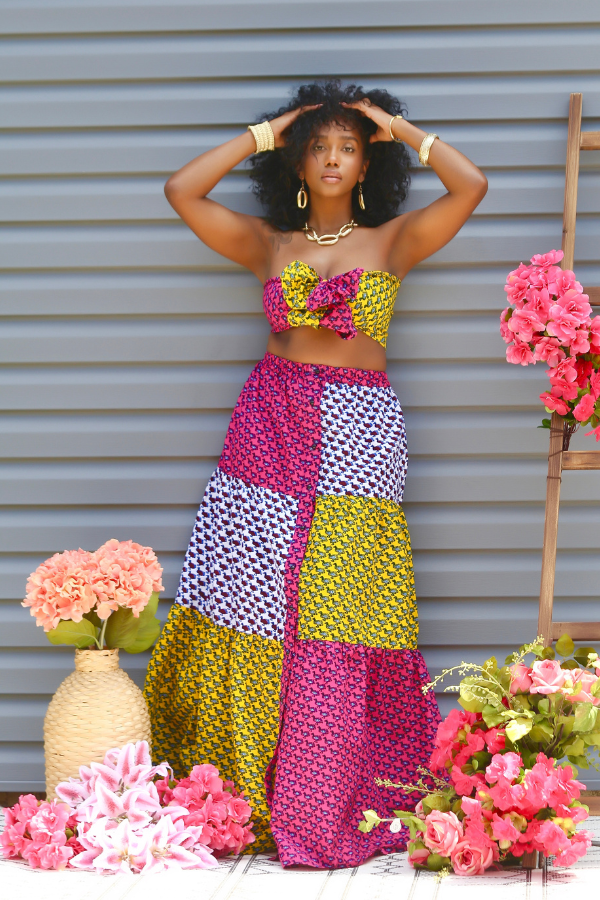 African Print Jolie (Binta) Matching Set