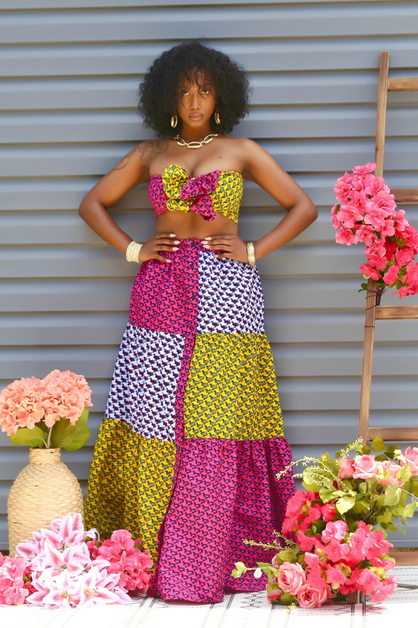 African Print Jolie (Binta) Matching Set