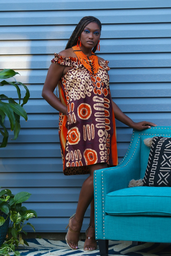 African Print Marina Dress