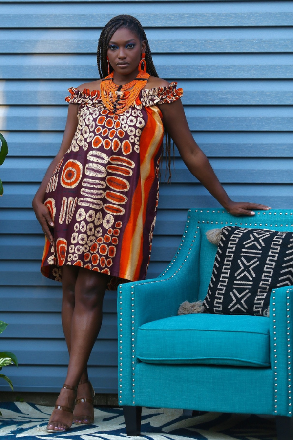 African Print Marina Dress