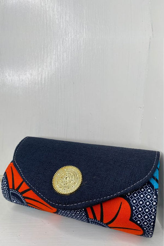 Teera (Denim Flap) Clutch