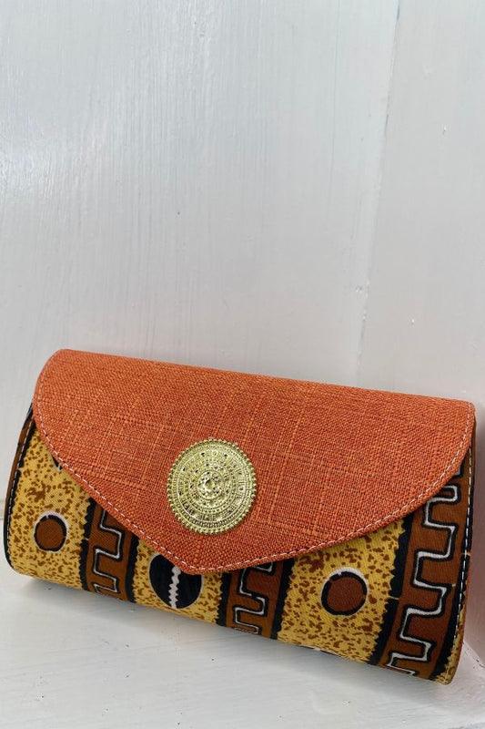 Teera (Orange Flap) Clutch