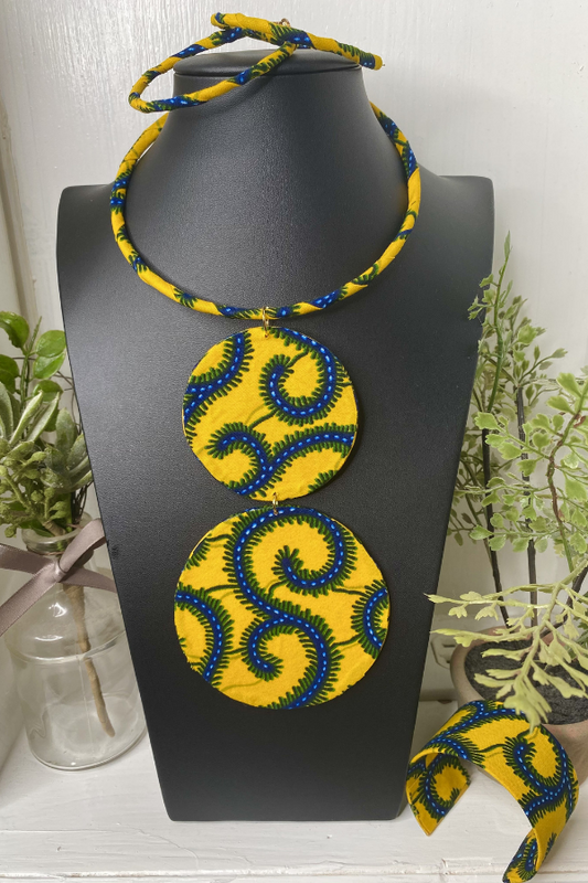 MIRANDA (YELLOW) NECKLACE/ BRACELET/ EARRINGS SET