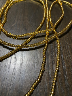 Manu (clear gold) waist beads