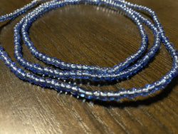 Manu (clear blue) waist beads