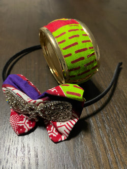 Fiona bracelet and headband set