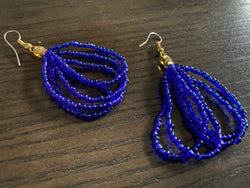 Abidjan (Blue) earrings
