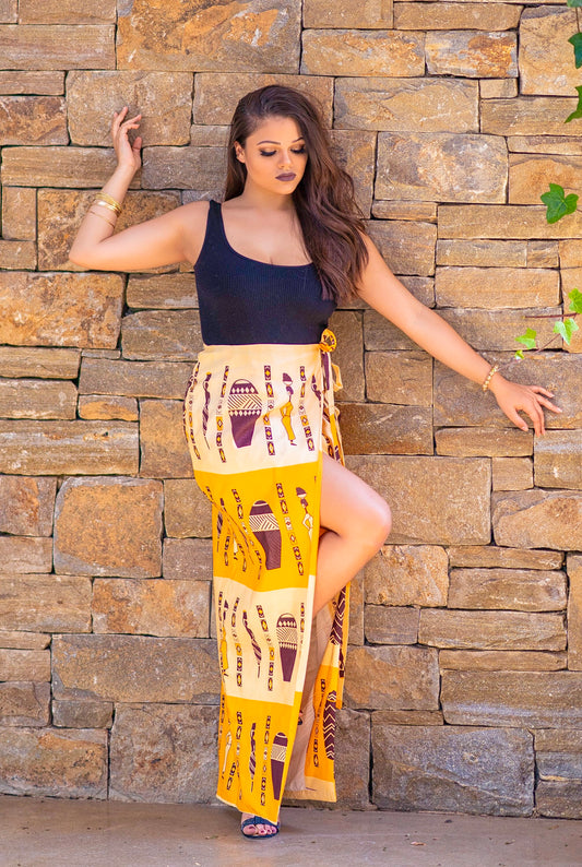 African Print Kadi Skirt