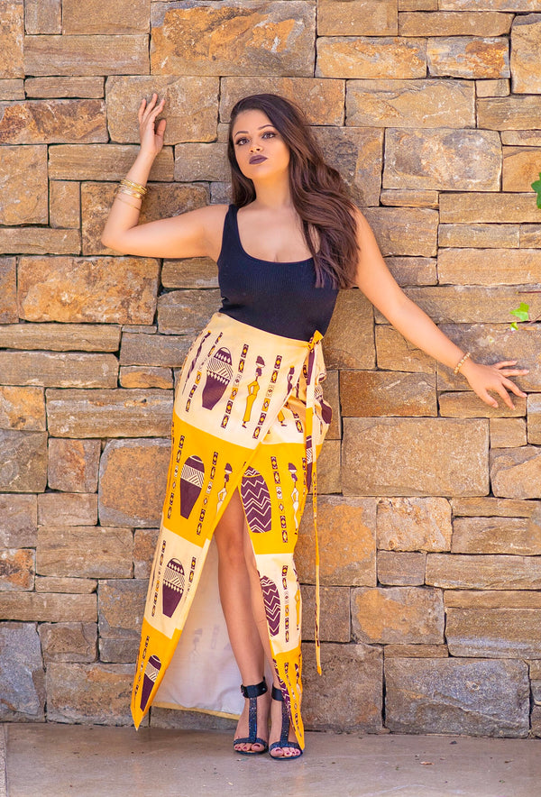 African Print Kadi Skirt