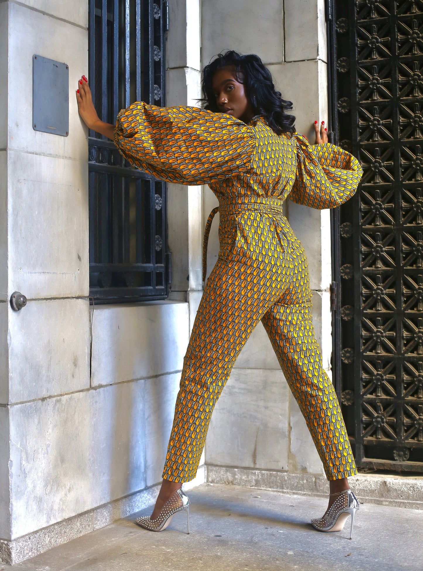 African Print Nada Jumpsuit