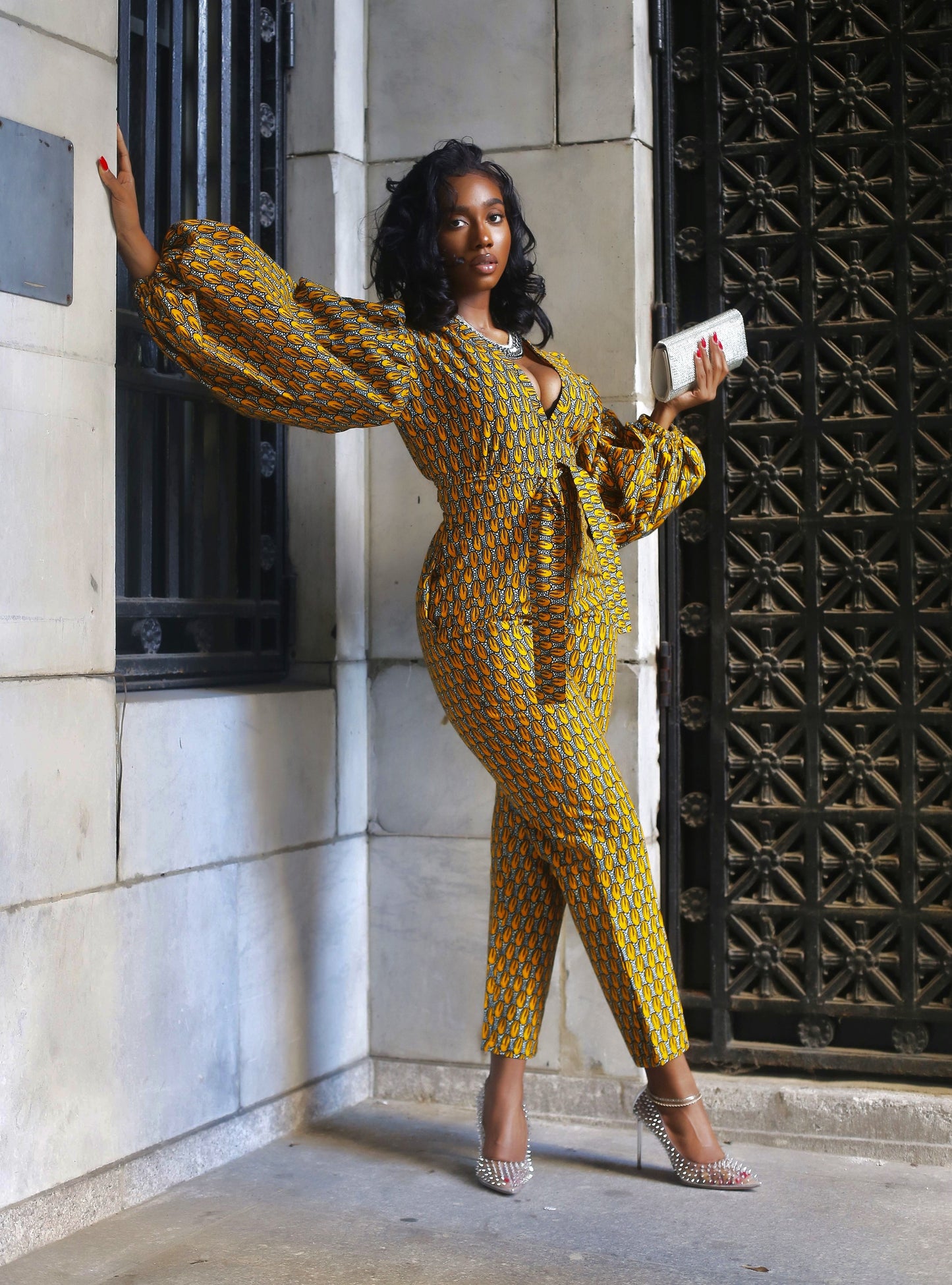 African Print Nada Jumpsuit