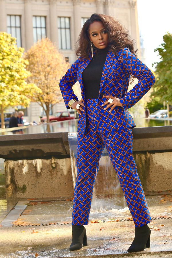 African Print Nour Suit Set