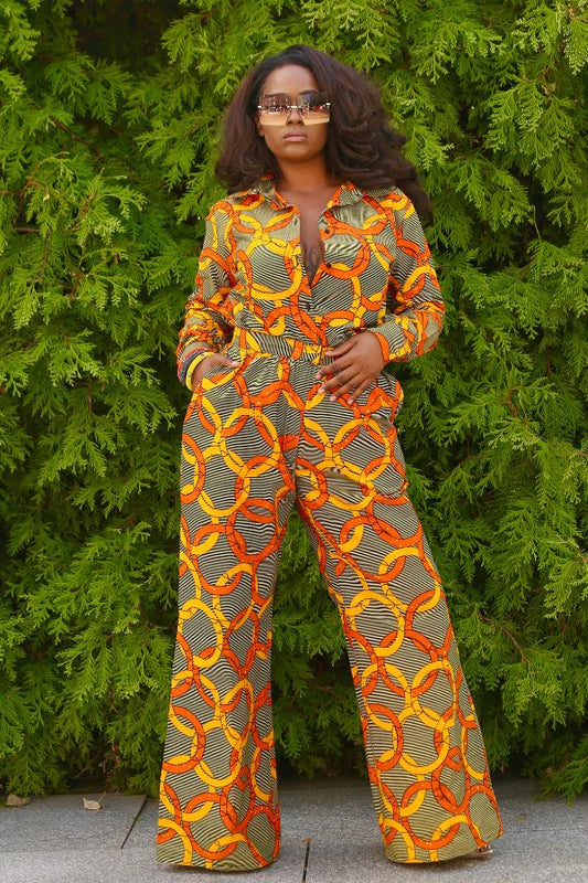 African Print Corryn Matching Set