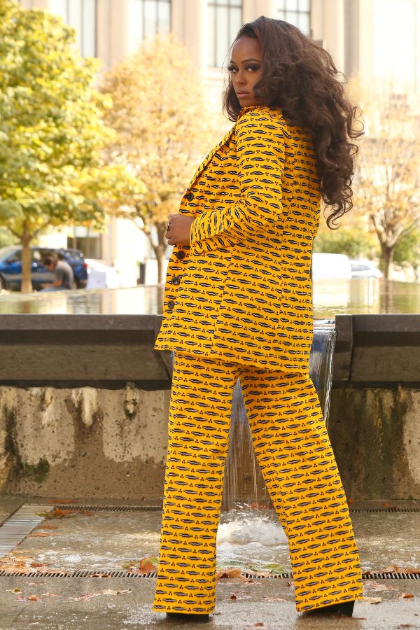 African Print Sophia Suit Set