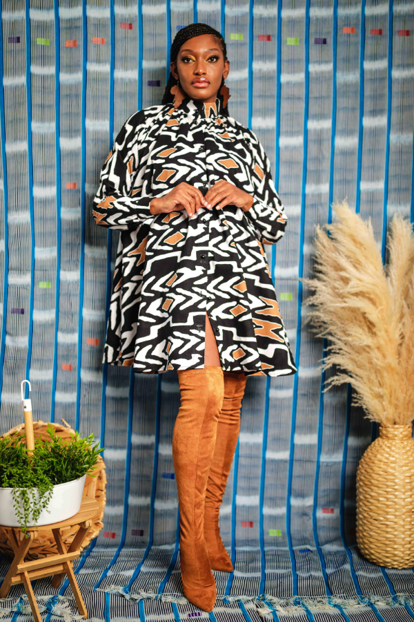 African Print Lea Dress